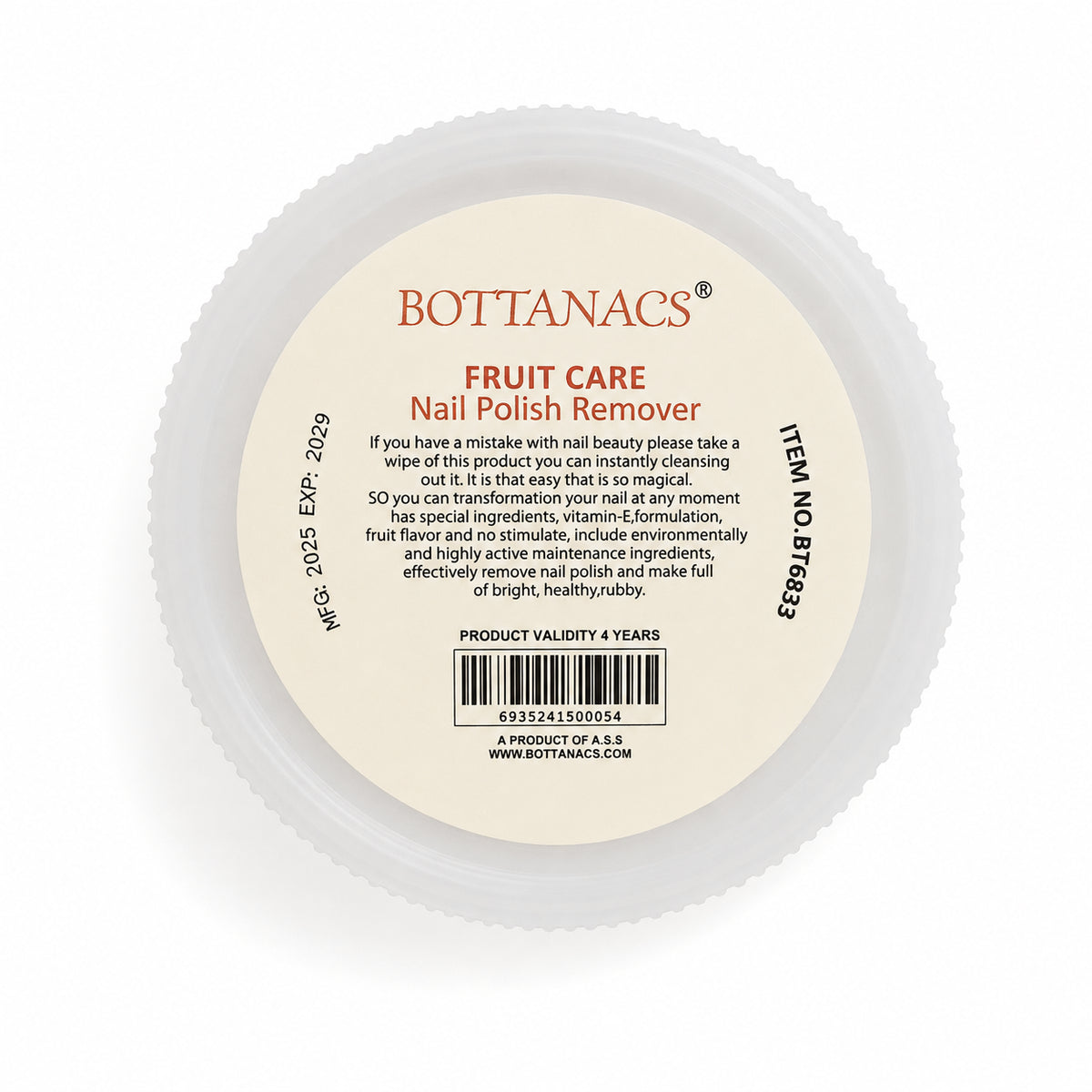 BOTTANACS Lily Nail Polish Remover Wipes – 40pcs – product view 2