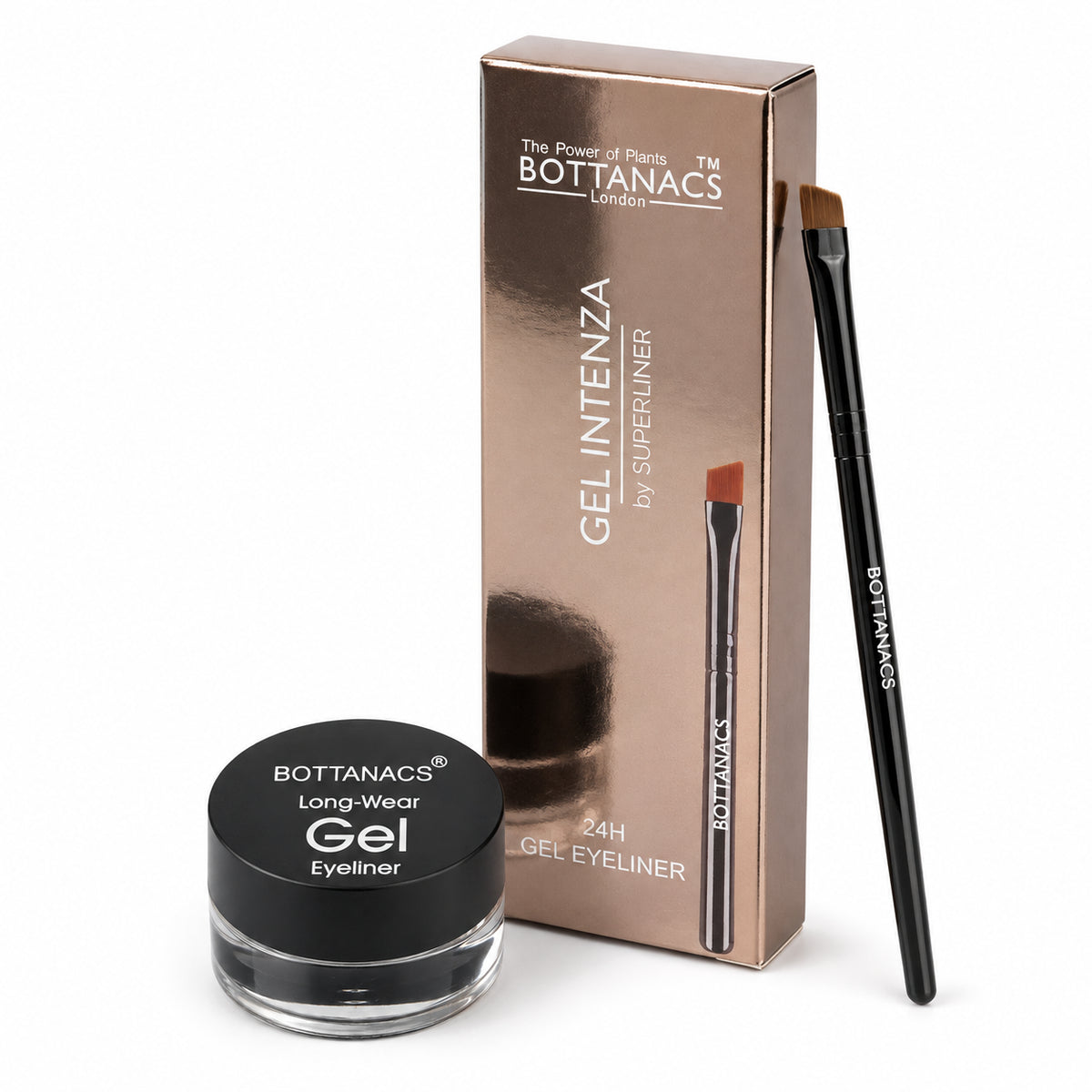 BOTTANACS 24H Black Gel Eyeliner with Brush – 5g – product view 2