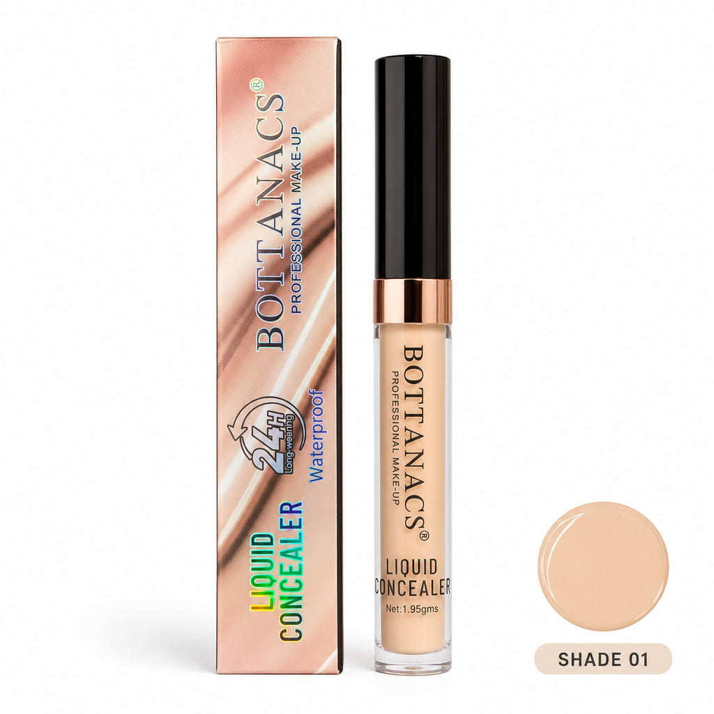 BOTTANACS 24H Waterproof Liquid Concealer – Shade 01 Fair Ivory – product view 3