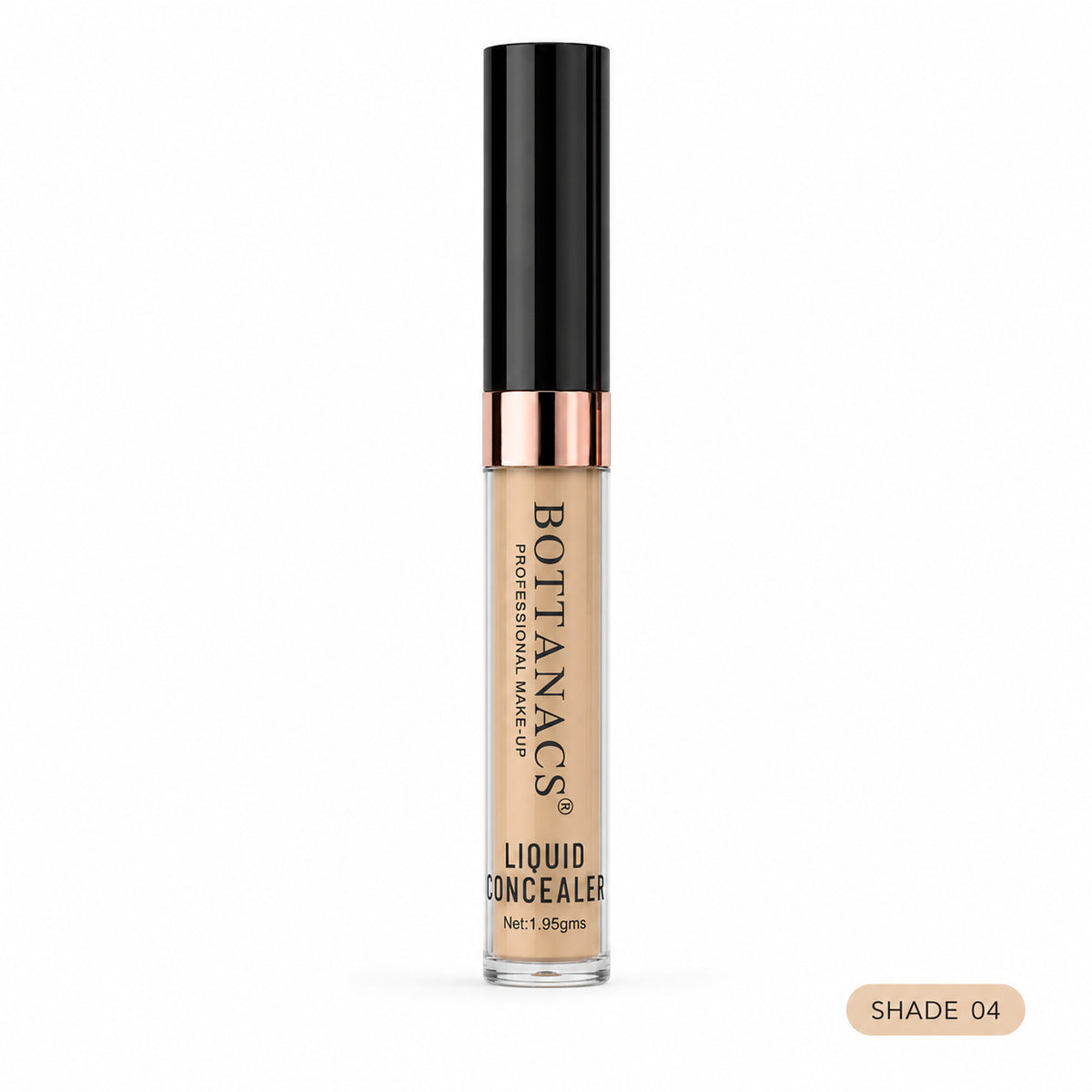 BOTTANACS 24H Waterproof Liquid Concealer – Shade 04 Warm Golden Beige – product view 3