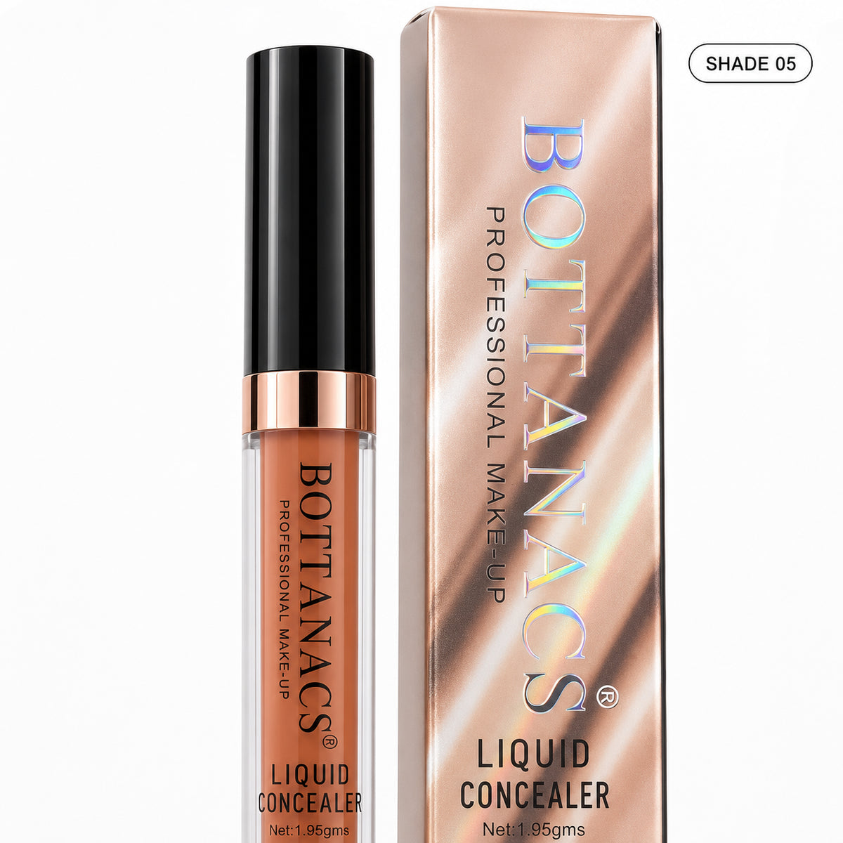 BOTTANACS 24H Waterproof Liquid Concealer – Shade 05 Warm Orange – product view 6