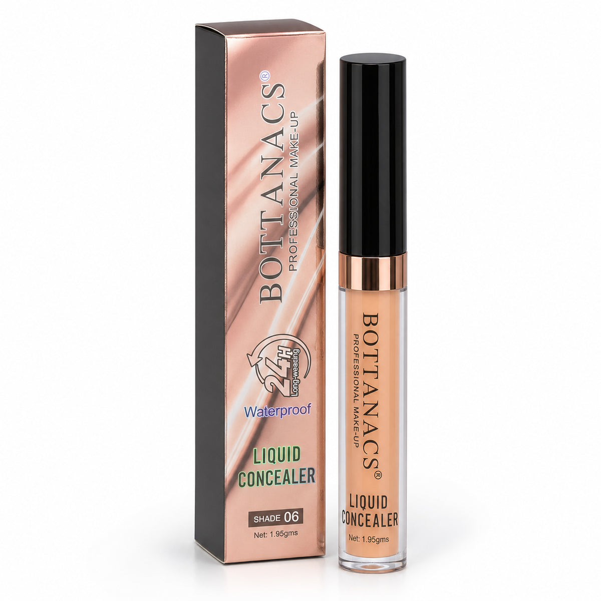 BOTTANACS 24H Waterproof Liquid Concealer – Shade 06 Warm Peach – product view 4