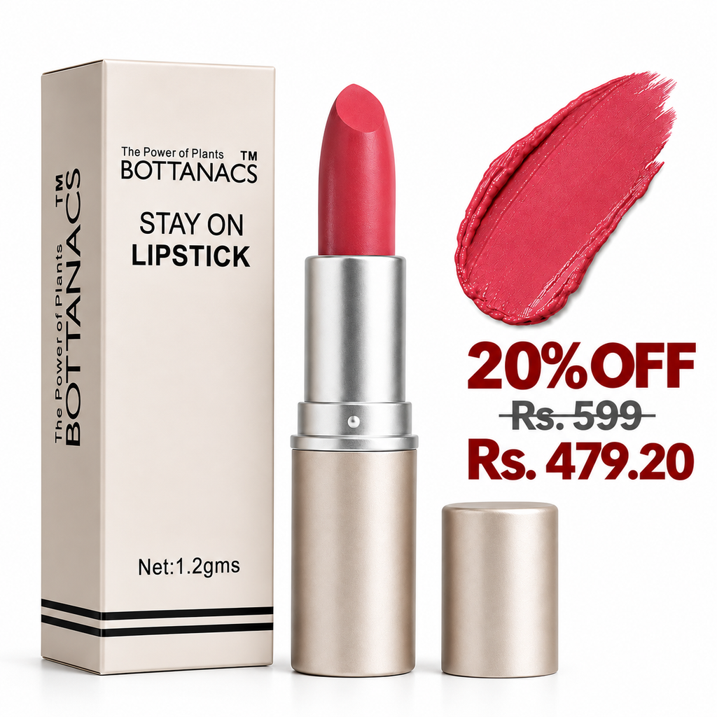 BOTTANACS Stay On Matte Lipstick – Shade 414 – 20% off, Rs. 599 reduced to Rs. 479.20
