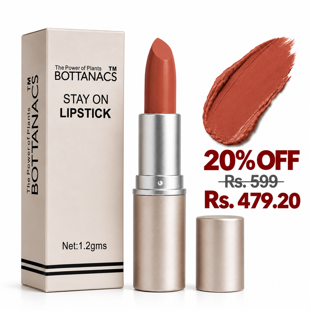 BOTTANACS Stay On Matte Lipstick – Shade 442 – 20% off, Rs. 599 reduced to Rs. 479.20