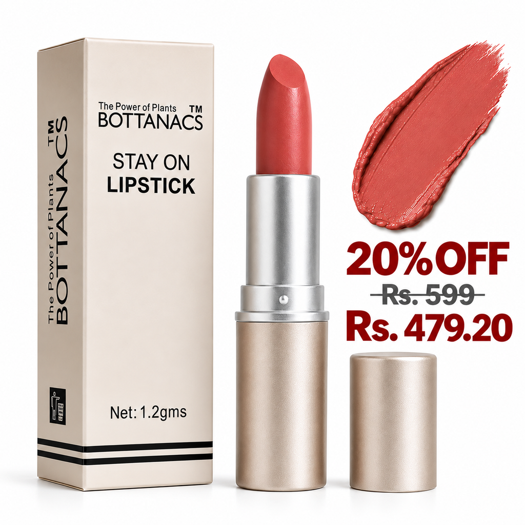 BOTTANACS Stay On Matte Lipstick – Shade 448 – 20% off, Rs. 599 reduced to Rs. 479.20