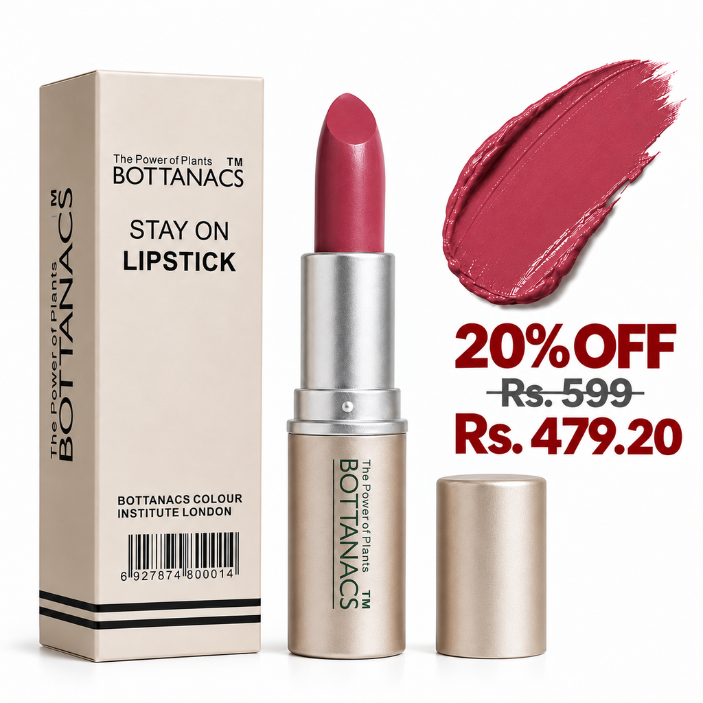 BOTTANACS Stay On Matte Lipstick – Shade 441 – 20% off, Rs. 599 reduced to Rs. 479.20