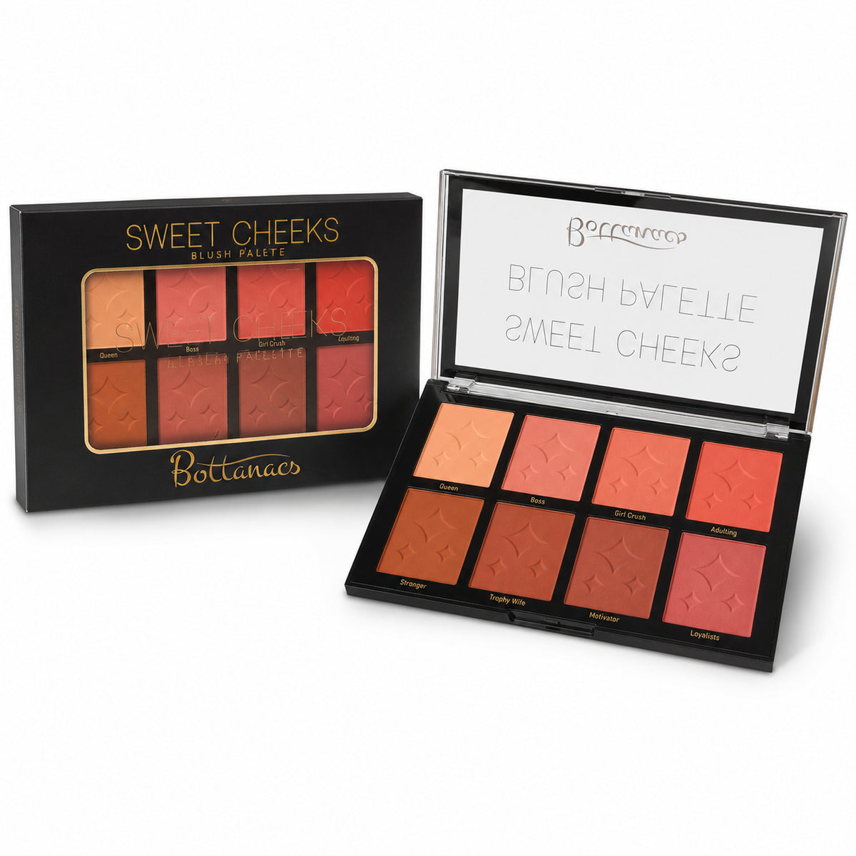 BOTTANACS Sweet Cheeks 8-Shade Blush Palette – main product image