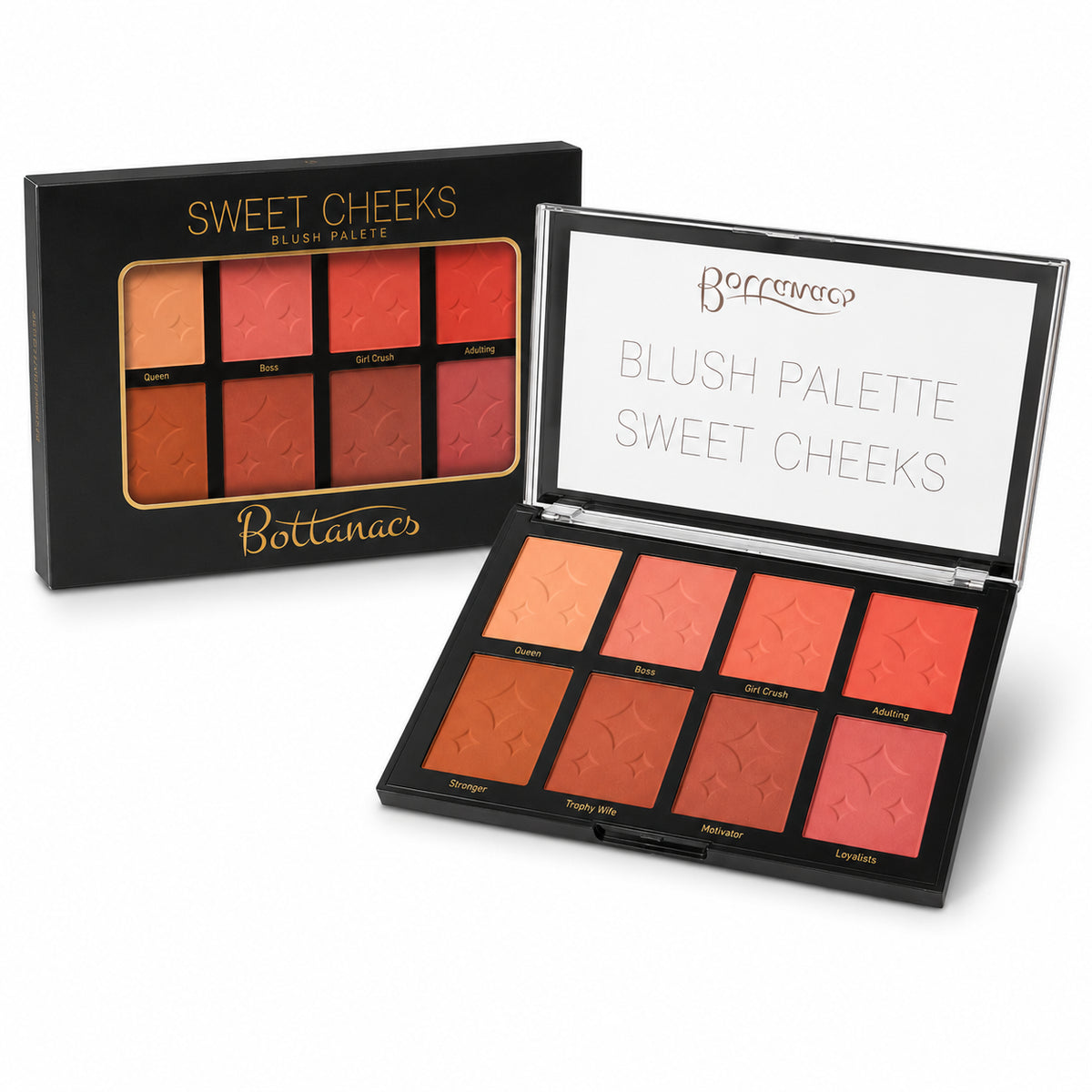 BOTTANACS Sweet Cheeks 8-Shade Blush Palette – product view 5