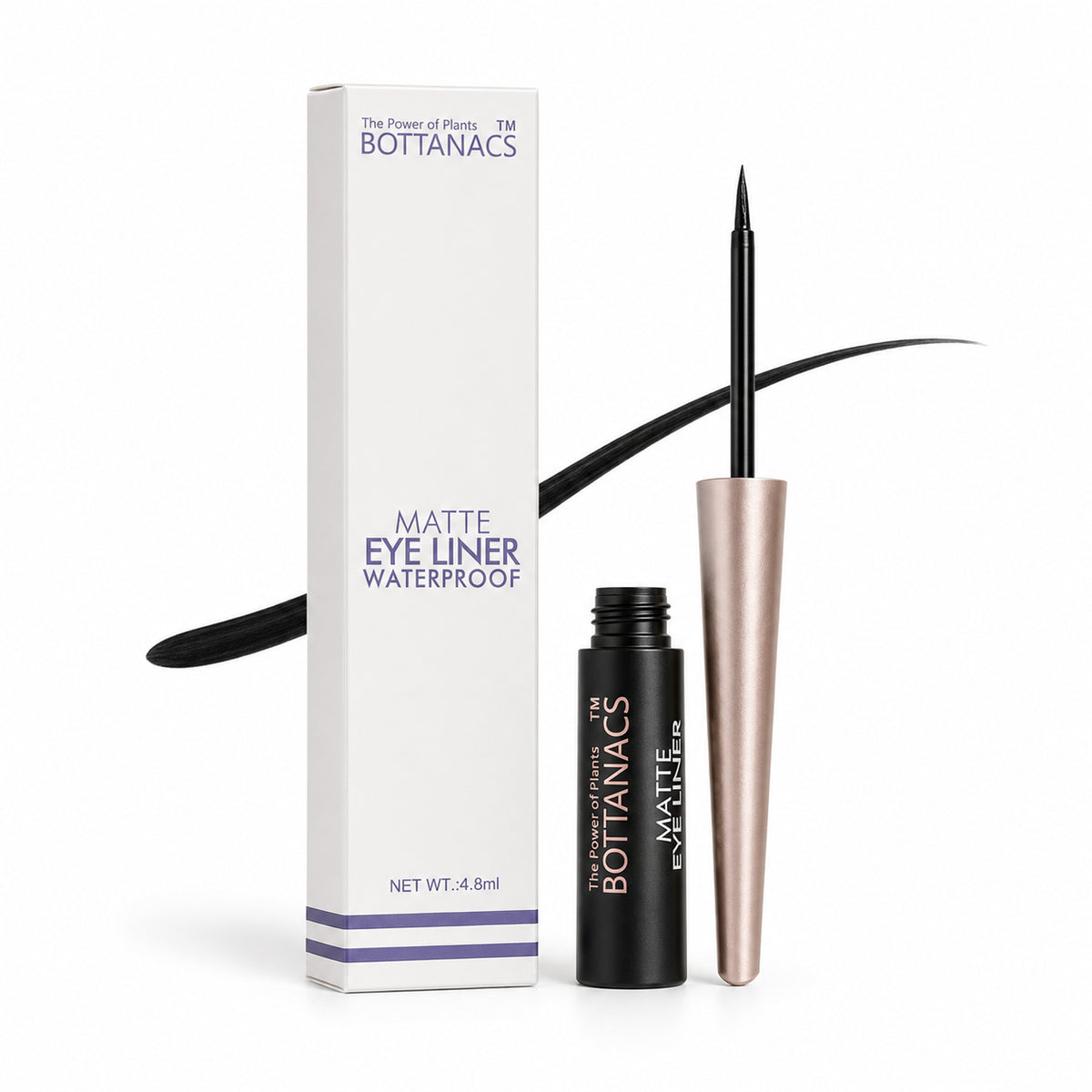 BOTTANACS Waterproof Matte Eyeliner – 4.8ml – product view 2