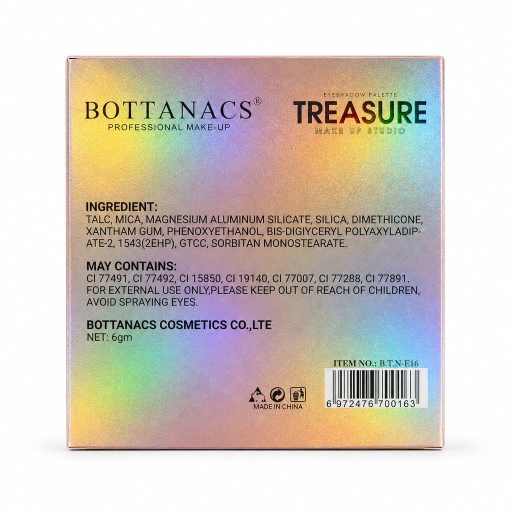 BOTTANACS Treasure 16 Colour Eyeshadow Palette – Shade 03 – product view 5