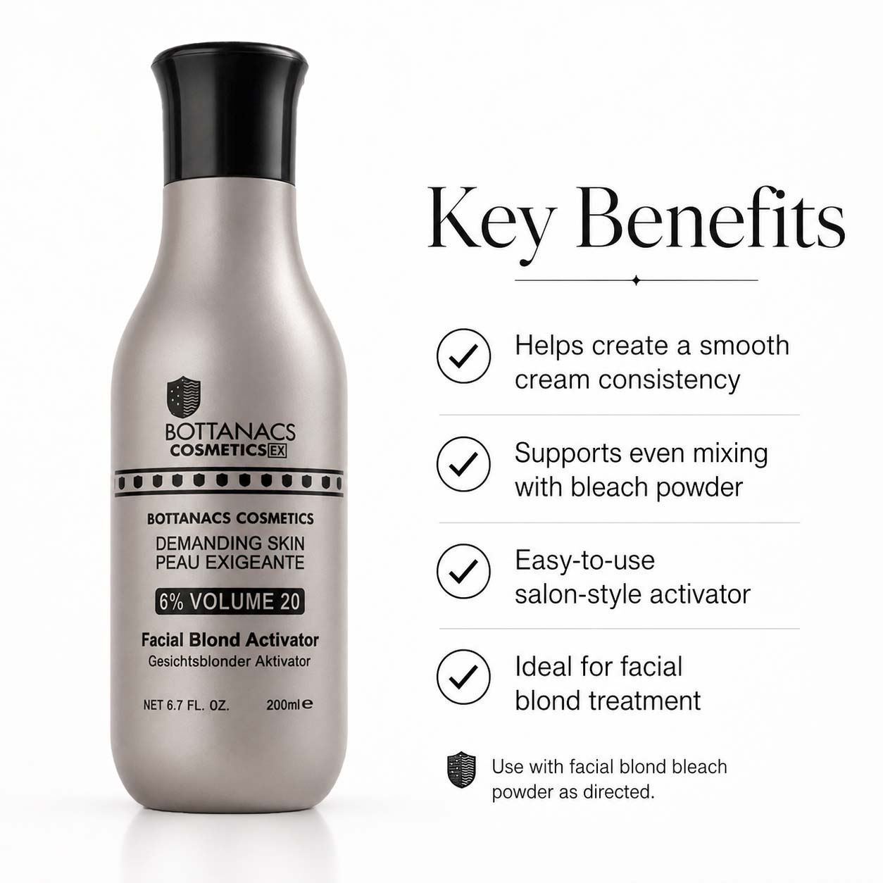 BOTTANACS Facial Blond Activator – 6% Volume 20 – 200ml
