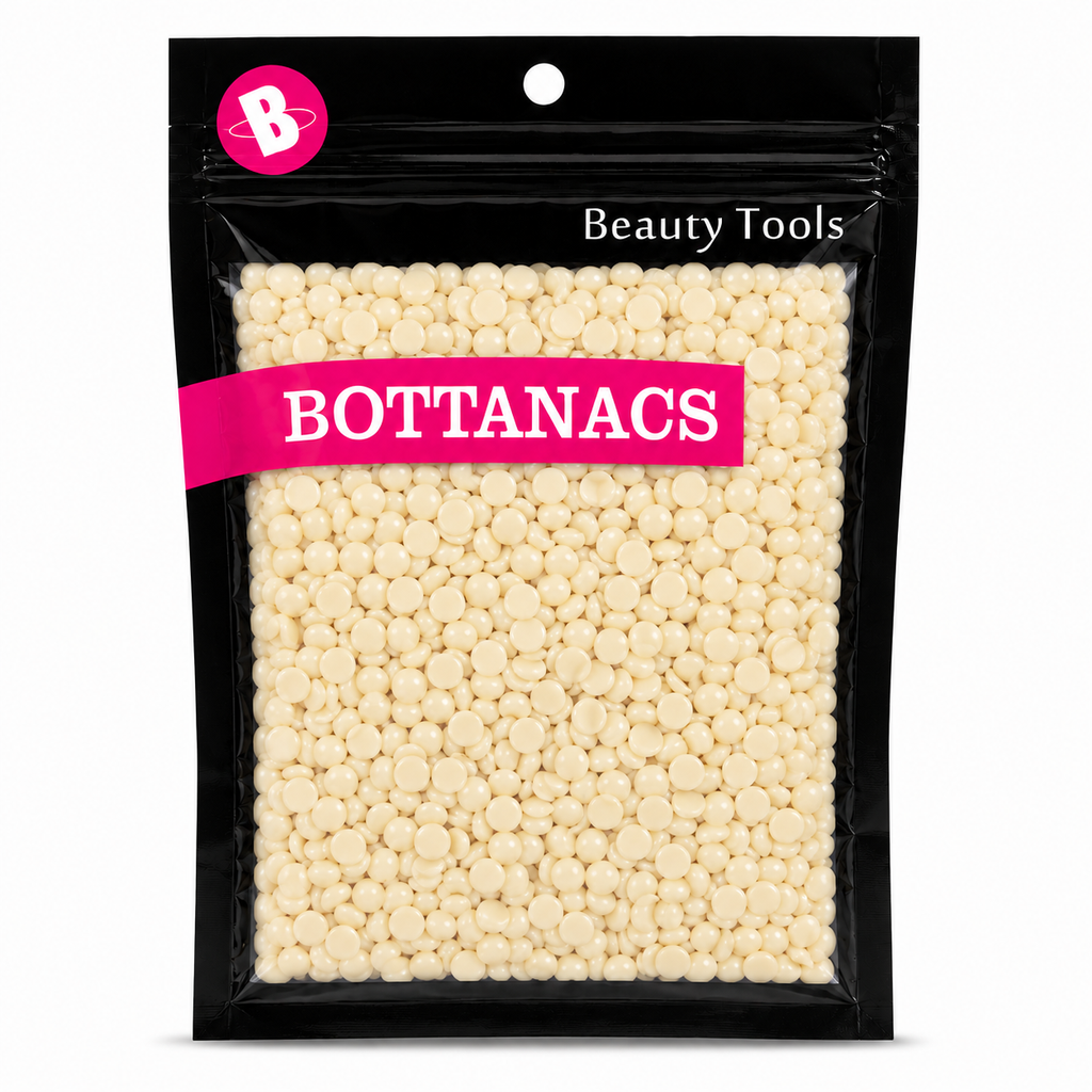 BOTTANACS Ivory Hard Wax Beans – Stripless Hair Removal Wax Beads for Face & Body